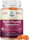 USDA Organic Multivitamin for Women and Men - Vegan Organic Multivitamin for Men Gummies with Zinc & B Complex Vitamins for Enhanced Energy Immunity & Daily Wellness - Vegan and Non-GMO (1 Month)