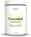 Essential Prostate Health Pack - Daily Multivitamin תוסף עבור גברים w/Saw Palmetto, ויטמינים, מינרלים - Daily Multivitamin for Men כדי לתמוך Prostate & Total Health - 30 Packets