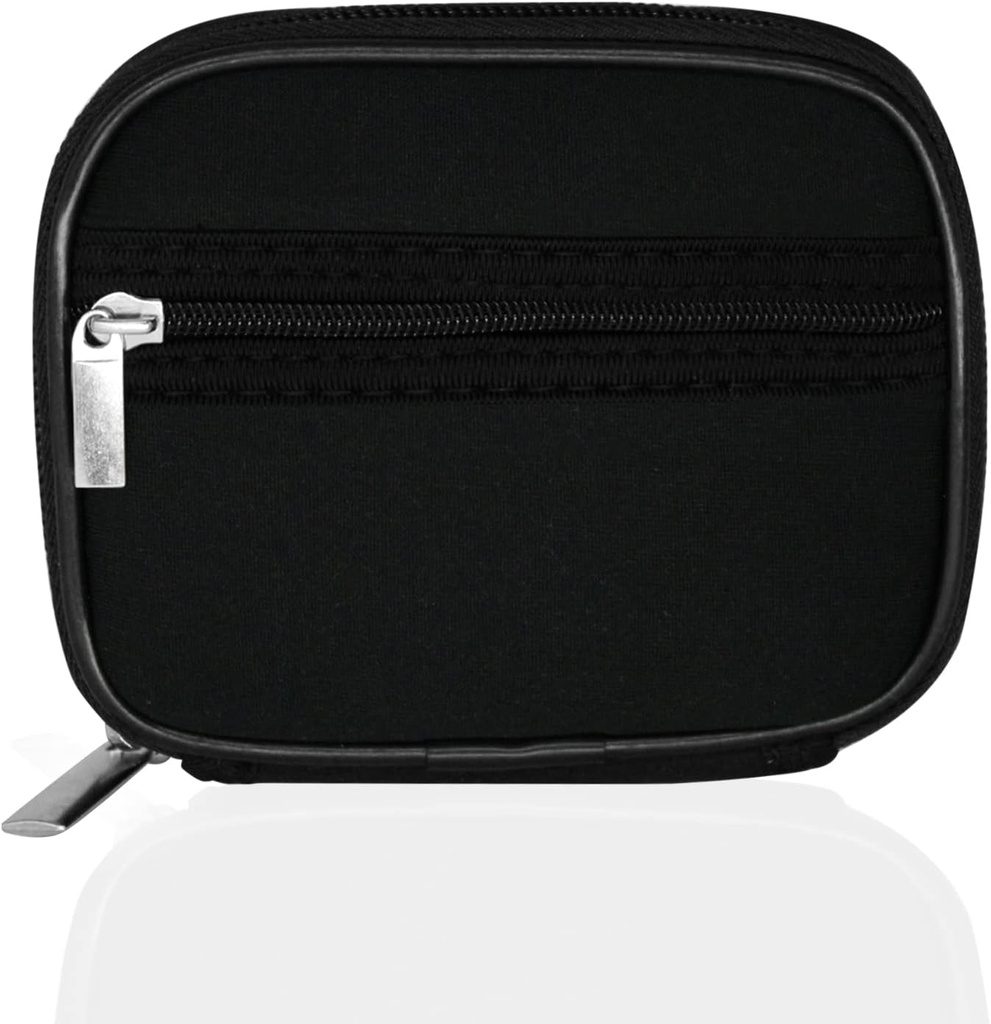 Serfeymi® Travel Pill Productionser Pill Case for Purse with Removable 7 Day Pill Box, fashionable Travel Medicine Suiteer Pill Container for Medicine, ויטמין, תוסף שחור 01