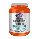 Now Foods Sports Nutrition, Spפנת חלבון אורז בראון, 80% חלבון, אבקת Unflavored, 2Pound