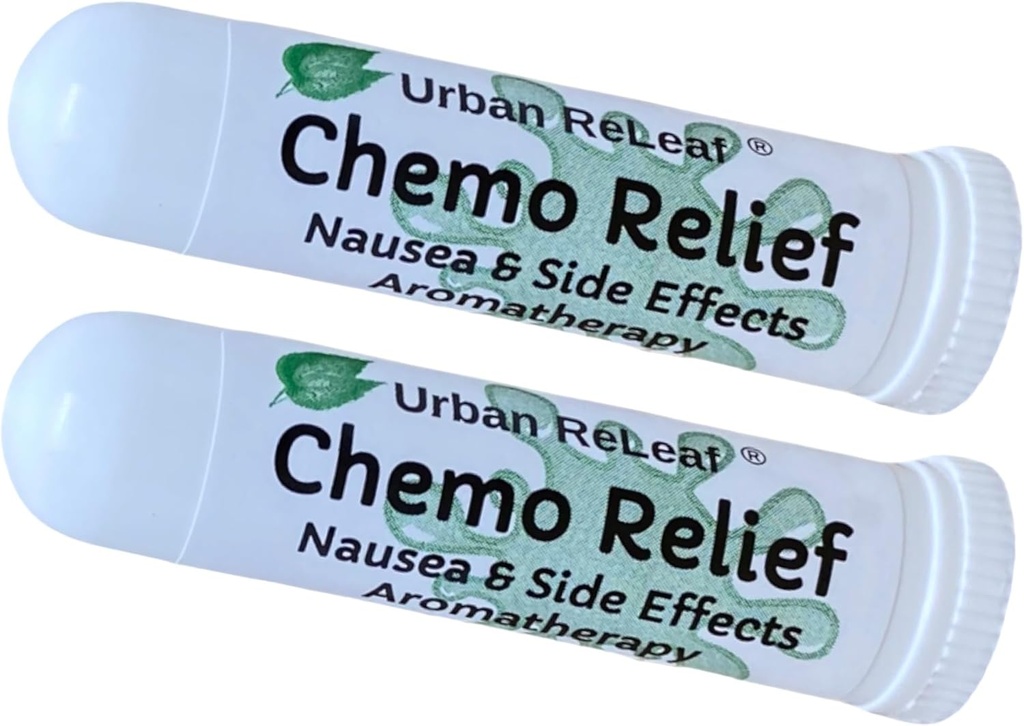המונחים: Urban ReLeaf Set of 2 Chemo Relief & Side Effects Aromatherapy Inhalers 100% שמן חיוני טבעי, מיוצר טרי בארה"ב