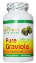 Pure Graviola Annona Muricata, 1000 mg Serving, 120 Vegetable Capsules