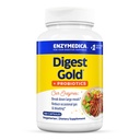 Enzymedica Gold + Probiotics, 2-in-1 פורמולה לבריאות Gut, Enzymes ו 1 מיליארד תרבויות פרוביוטיות Active Probiotics, 180 ספירה (FFP)
