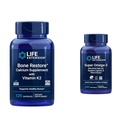 Life Extensionעצמות להחזיר + ויטמין K2 ומינרלים לשמור על בריאות העצם וחוזק & Super אומגה 3 EPA / DHA שמן דגים, Sesame Lignans & אוליב