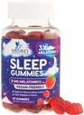 חניכיים שינה למבוגרים תוספת כוח - 12 מ"ג Melatonin Sleep Gummy תוסף, Melatonin Gummy עבור Occasional Sleep Support תוסף, טבעוני, non-GMO, Gluten Free, Gomitas paraamir, 60 מסטיקנים