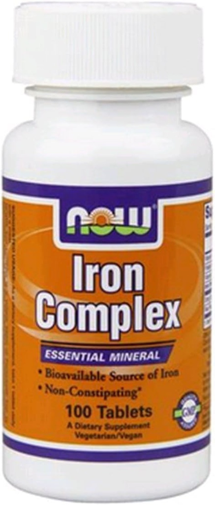 Now Iron Complex, 100 טבליות (Pack of 3)