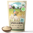 NaturaleBio Whole Psyllium Husk תוסף סיבים טבעיים USDA אורגני מוסמך. מיוצר בהודו. Gluten Free, Keto, Paleo, דיאטות טבעוניות. פרוביוטיקה