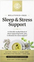 Solgar Sleep & Stress Support, קפסולות ירקות, Melatonin חינם, Helps להירגע, Calm You, Fall Asleep Quickly, לשפר את איכות השינה עם ולריאן, Passionflower, Hops, Non-GMO, 15 משרתים, 30 Count Count