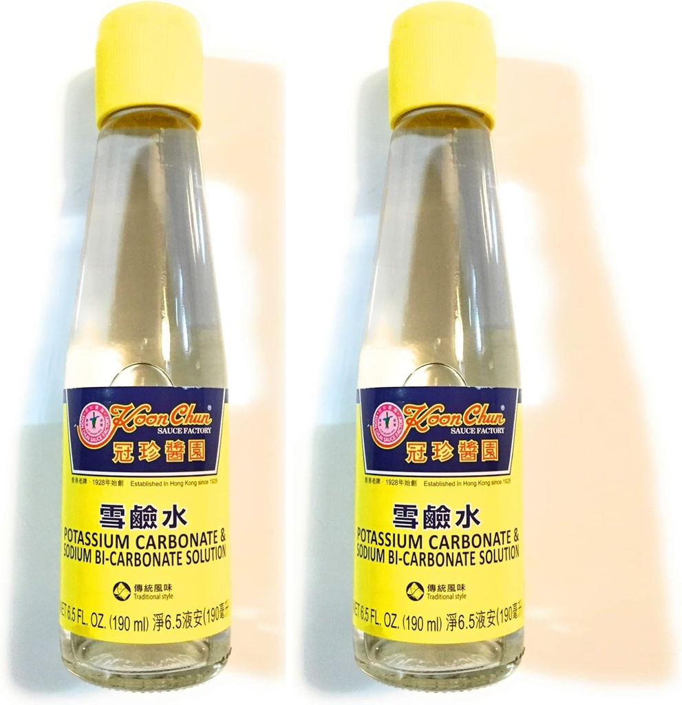 Koon Chun Potassium Carbonate & Sodium Bi-Carbonate פתרון 8.5(2 Pack)