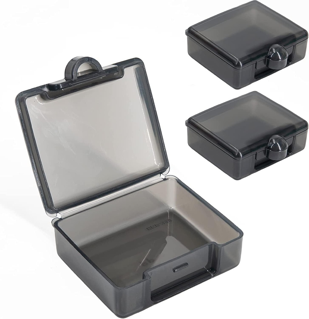 Sukuos Small Pill Box 3 PCs, Good Travel Pill Case עבור Pocket Purse, BPA חינם מיני גלולות מארגנת עבור גלולות שמן דגים שמן תוספי שמן שמן שמן דגים, Moisture תרופות מקרה, קל לנקות