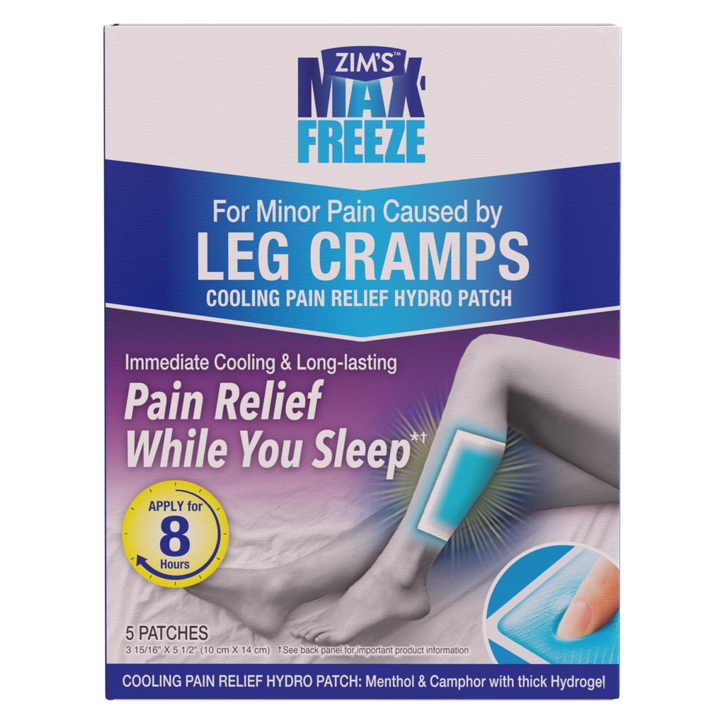 Zms Max Freeze Leg Cramp Patch, 5 הרוזן