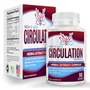 Vein & Leg Circulation תוסף בריאות (All-in-1) עם 8 רכיבים פעילים | Blood Circulation Booster Formula | Leg & Vein Supplements | 1-Month Supplys