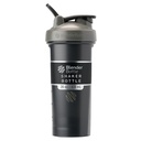 בלנדר בוטל קלאסי V2 Shaker בקבוק מושלם לשקיות חלבונים ו-Pre Workout, 28-Ounce, אפור / שחור, צל שחור