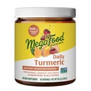 Mega Food Daily Turmeric Acent Booster אבקת - תוסף Turmeric - עם Black Pepper לחלץ, Tart Cherry & ויטמין C - טבעוני - Made Without 9 Allergens - 2.08 Oz (30 משרתים)