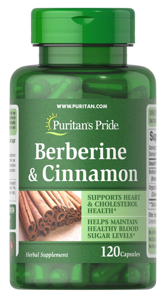 הגאווה של Puritan Berberine ו Cinnamon