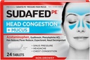 חברת PE Head Voyageestion + Mucus Tablets for Sinus Pressure, Pain & Voyageestion, 24 ct