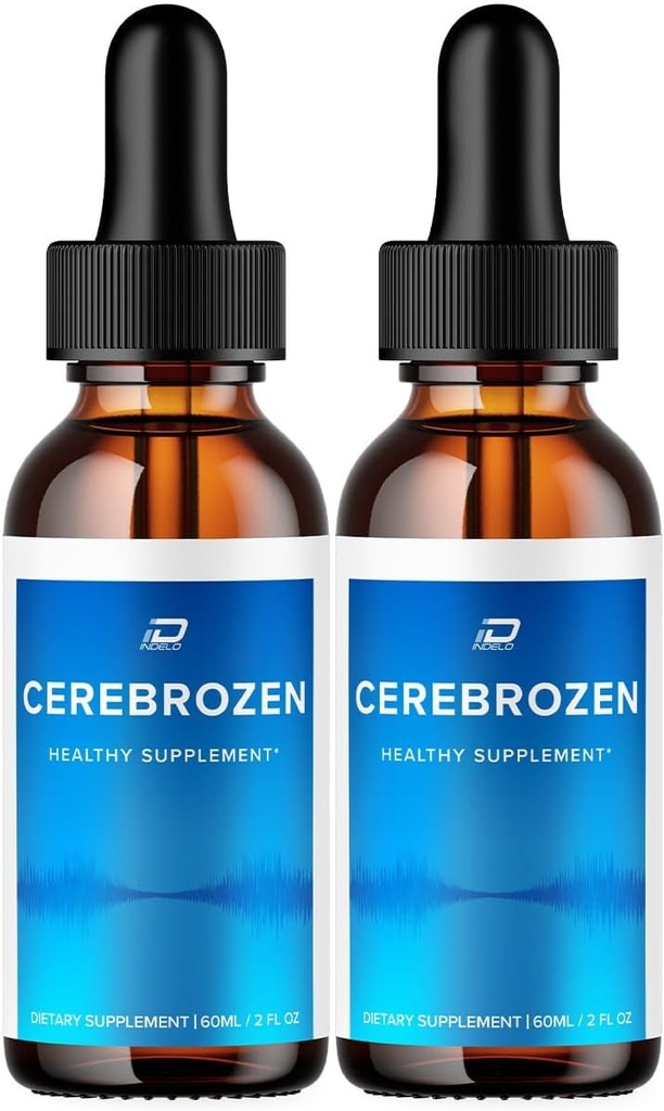 Cerebrozen Tinnitus אוזניים טיפות - Cerebrozen 24, Cerebrozen נוזל טיפות, Cerebrozen ביקורות, Cerebrozen טיפות עבור אוזן הקלה (2 Pack - 120 ML)