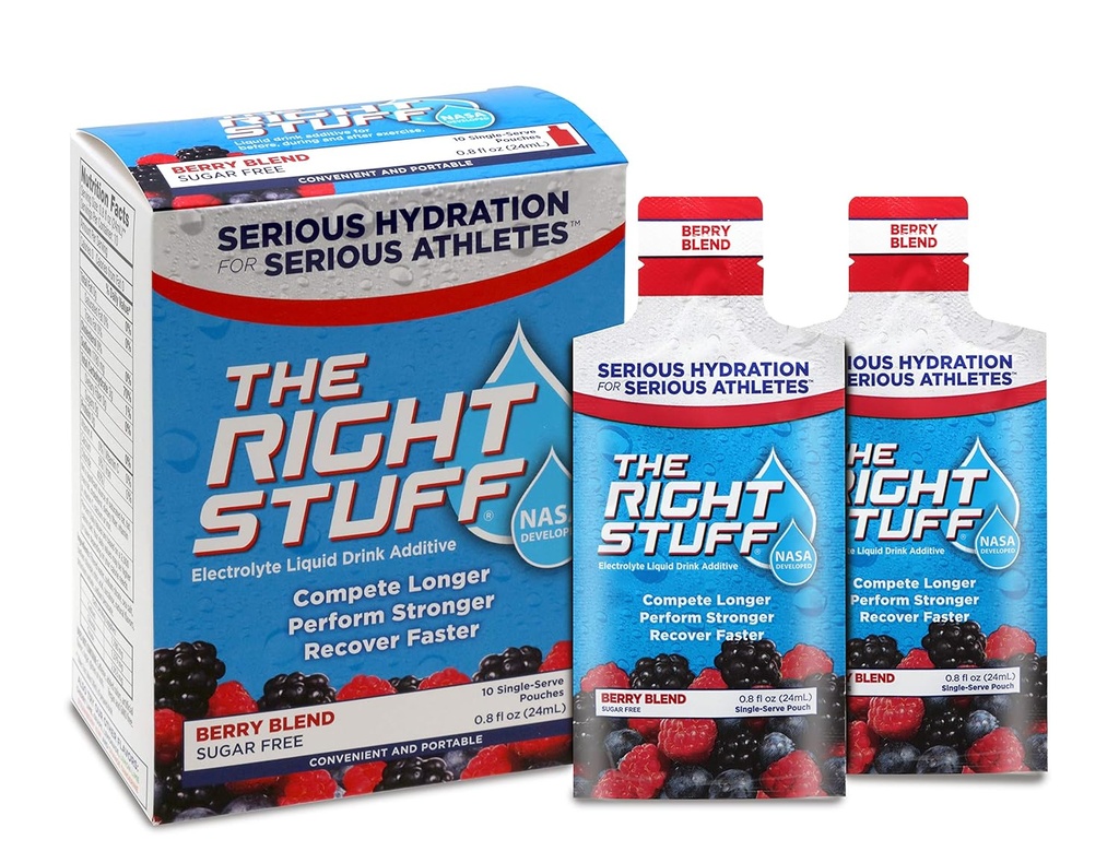 The Right Stuff Electrolyte Drink Concentrate - 10 Pouch Box - ברי