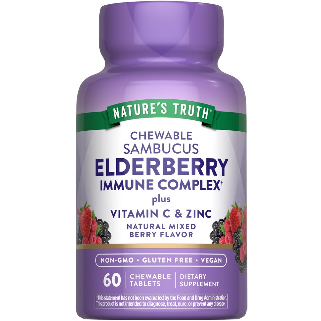 The Truth Elderberry Immune Complex | 60 טבליות Chewable