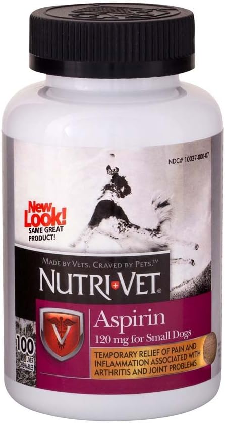 מזון תזונתי K9 כלב Aspirin לכלבים קטנים 100