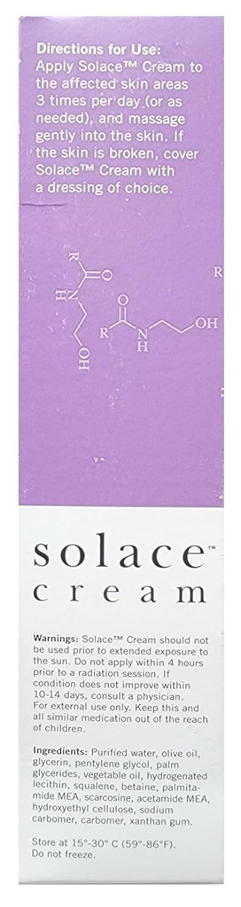 Solace Steroid Free Eczema Cream - זמין עכשיו ללא מרשם - קליני פרובנס בטוח ויעיל טיפול יעיל Hypoallergenic Eczema הקלה טיפול - בטוח לילדים ומבוגרים (4.9 אוונסנס)