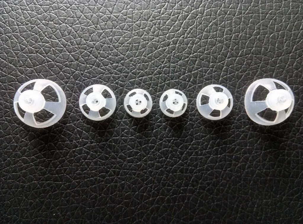 האזנה לאוזן פיסת Open Domes להגדיר 6 מ"מ / 9/12mm (3 Pairs) Comfortable PSAP (מוצר מגברי סאונד אישיים) אוזניות בלתי נראות, מושלמת עבור אוויר פתוח (פתוח מתאים), למעט RIC