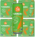 ZYN Turmeric Wellness Drink (24 Pack), מנגו Lychee Flavored Turmeric Curcumin שתייה עם Black Pepper, לא תוספת סוכר, נמוך פחמימות ושותה נמוכה קלוריות, ניקוי אלטרנטיבי חלופי
