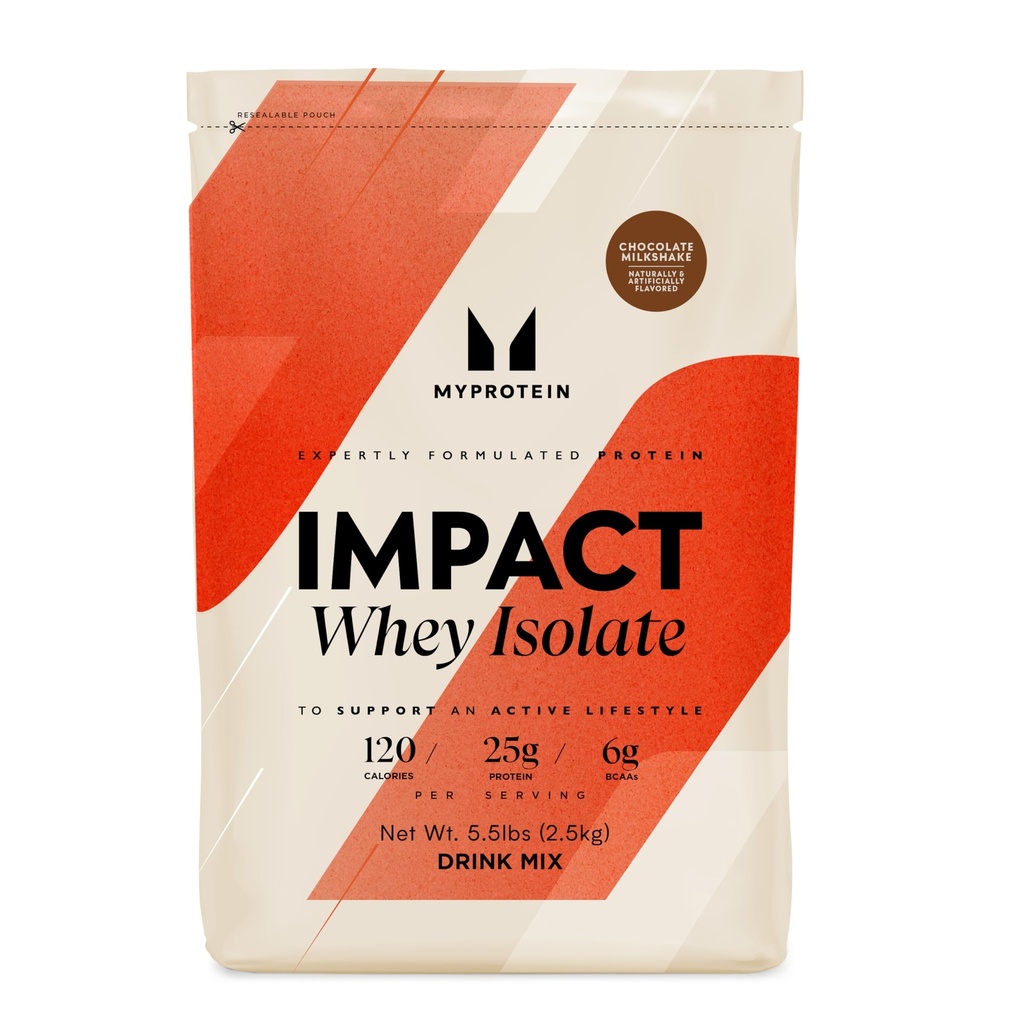 Myחלבון Impact Whey חלבון Isolate, 5.5 Lbs (79 משרתים) שוקולד Smooth, 25g חלבון, 3.5g Glutamine & 6g BCAA Per משרת, לחץ חלבונים עבור כוח שרירים ושיקום