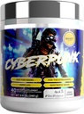 CYBERPUNK Gaming אבקה תוספת | אנרגיה & Focus Nootropic Drink | פורמולה + ויטמינים ומינרלים | רכיבים טבעיים | 40 משרתים (Banana)