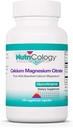 Accology Calcium Magnesium Citrate תוסף - בריאות העצם, עם Calcium Citrate, Pure, Well-Absorbed, קפסולות צמחוניות - 100 Count