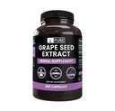 תכונות מקוריות טהורות Grape Seed Extractd Extractd (365 קפסולות) No Magnesium Or Rice Fillers, Always Pure, Lab מאומת