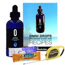Omni Drop Program , Authentic Omnitrition - Basic Bundle כולל oz בקבוק Omni Drops עם ויטמין B12 תוכנית התוכנית מדריך, דגימות ו Snapgate 10 Ft. קארביניר Tape מדידה
