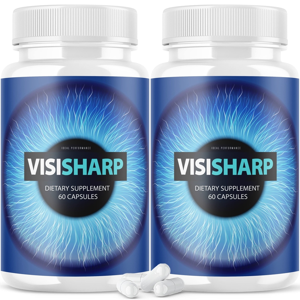 (2 Pack) Visisharp Advanced Eye Formula for Eyes Pills Visi Sharp תוסף (120 קפסולות)
