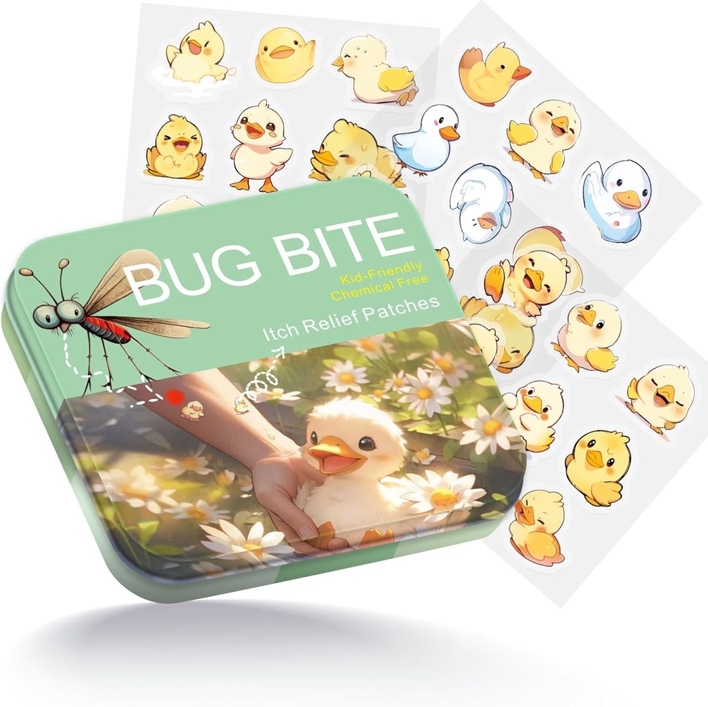 באג Bite Itch Relief Patches 54 Count, Duck hydrocolloid Patches עבור קבוצות שונות של אנשים,Travel Essentials Itch Mosquito הקלה עבור קבוצות שונות של אנשים