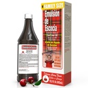 Emulsión de Escocia עם cod Liver שמן - צ'רי פלאפור - ויטמינים A, D, E & B1 עבור Immune ו- Liver תמיכה - תוספת נוזלית לילדים - 15.3 Fl Oz | 1-Pack