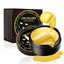 תחת עין פטש, 24K Gold Eye Mask, 60PCS תחת מסיכה העין, קולגן גל פאץ' טיפול עבור Lighten Wrinkles Puffy Eyes Dark Circles Anti-Aging Moisturizing, קווים יפים נשים גברים גברים גברים גברים