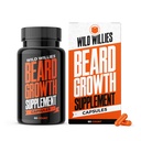 וויליס Wild Beard Growth ויטמינים - Natural BioSitol ASX Complex Beard growth Supplements for Men - 60 קפסולות למניעת שיער גלולות - תוספת עבור תמיכה מלאהer Thicker Beard, מניעת Itchiness