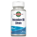 KAL Potassium Citrate 99 מ"ג, Fluid ו- Electrolyte Balance, תוספי Potassium עבור שריר, Nerve ו- Heart Health Support, Vegetarian, Enhanced Absorption, 60-Day Promise, 100 משרת, 100 טבליות