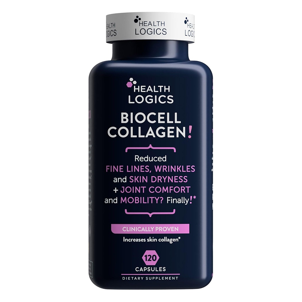 לוגיקה בריאותית BioCell Collagen Joint and Skin Care 120 קפסולות