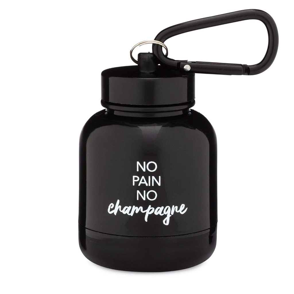 OnMYWHEY - אבקת חלבונים & תוסף Funnel Keychain, Portable to-Goer for theהתעמלות, Workouts, Fitness & Travel - TSA אישור, No Pain No שמפניה