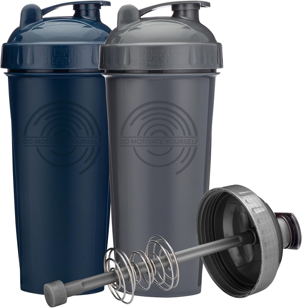 28-Ounce Shaker Bottle with Action-Rod Mixer