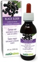Naturalma Black Elder (Sambucus nigra) פרח (Elderflower) ופירות (Elderberry) אלכוהול חינם טינקטורה - 4 oz נוזל לחלץ טיפות - תוספת צמחי - טבעוני
