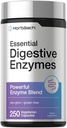 Horbäach Essential Digestive Enzymes | 250 קפסולות | Powerful Enzyme Band for Men & Women