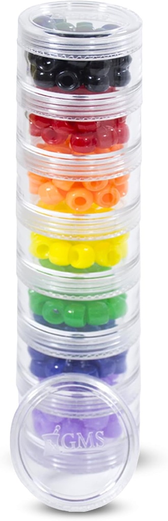 7 יום תרופות גלולות אורגן - Stackable Pill Box - Fits Small Tablets & ויטמין תוספי ויטמינים - שמור על התרופה היומית והשבועית שלך מאורגן במקום אחד - קטן - Clear