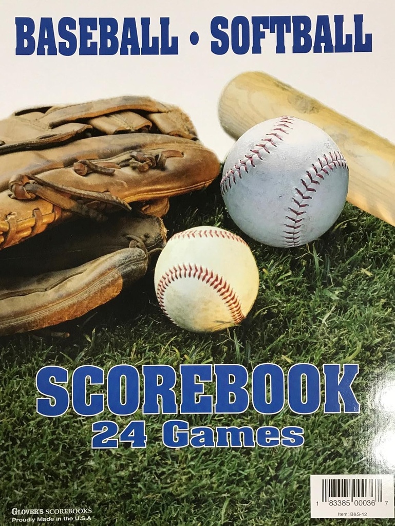 Glovers כדורסל / Softball 24 Game Scorebook