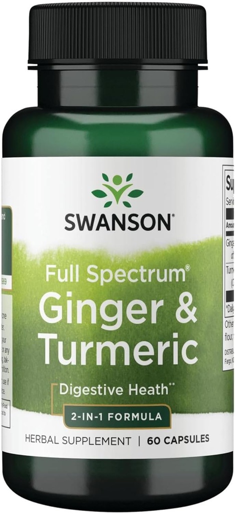 Swanson Full Spectrum Gang & Turmeric 60 קפסולות