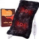Bearhug Electric Massaging Heating Pad, 12 "x24" משקל הרינג פא, 4 מצבי עיסוי ורמת חום