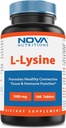 נובה Nutritions L-Lysine 1000 מ"ג - 180 טבליות
