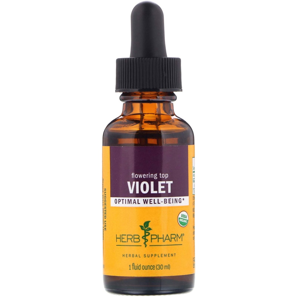 Herb Pharm מוסמך אורגני ויולט לחלץ, 1 Fl oz
