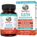 MaryRuth Organics Gluten Enzymes קפסולות | תוספת Enzyme לתמיכה בבריאות Gut | Gluten Digestion | & Foodsent Absorption